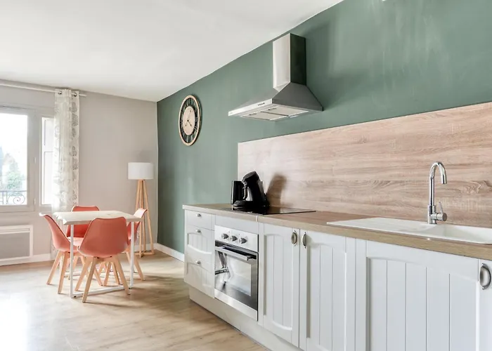 شقة L'emeraude De La Cite - Netflix - Clim - Proche Cite *